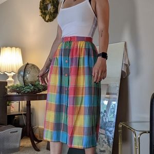 Vintage regatta sport picnic skirt size 6